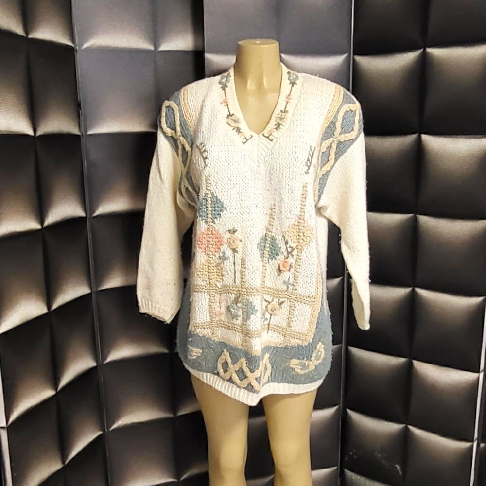 Vintage cover size knit sweater